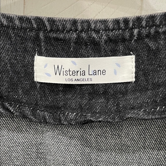 Washed Love Black Denim Vest - Picture 8 of 9